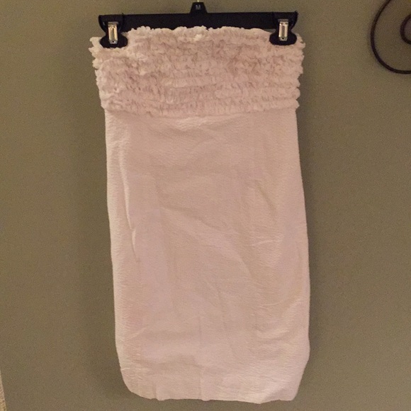 Lilly Pulitzer White Strapless - Picture 2 of 7